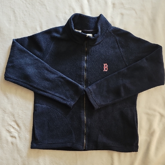 Boston Red Sox Women's Navy Fleece Jacket - Picture 1 of 5